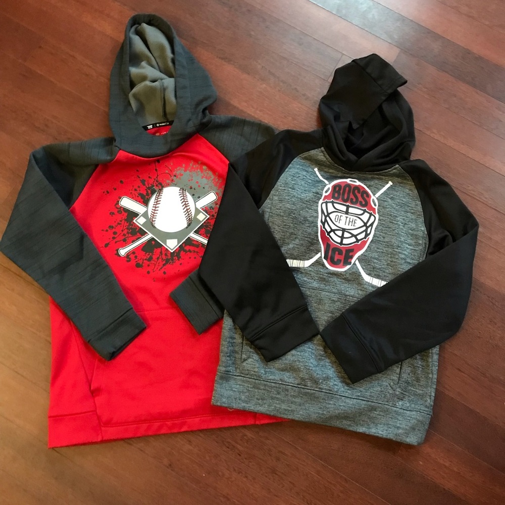 Boys Tek gear hoodies